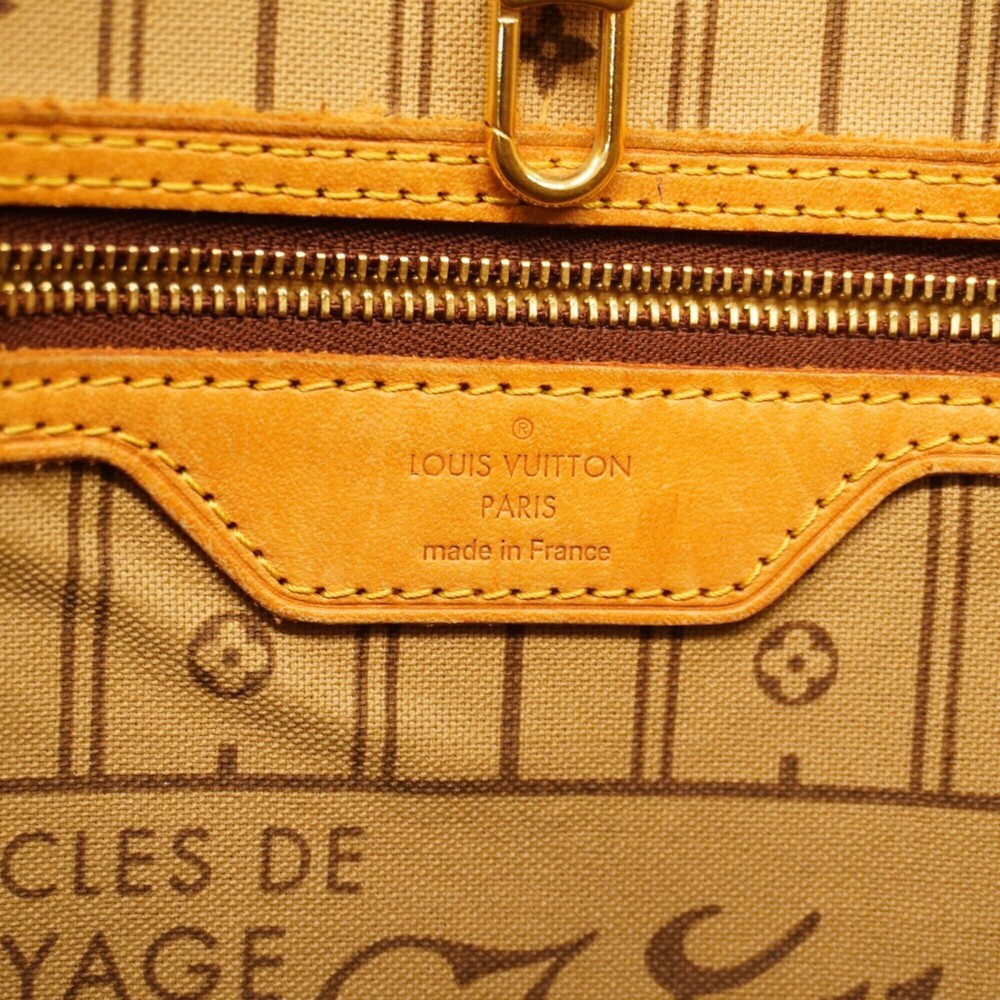 LOUIS VUITTON Brown Monogram Neverfull MM Tote Bag - Picture 5 of 12
